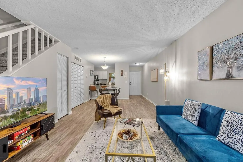 Appartement Cozy Townhouse - Gym Pool Golf Fast Wifi 2B2B à Tampa